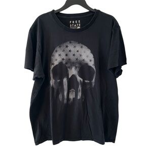 Free State Black Star Skull Tee